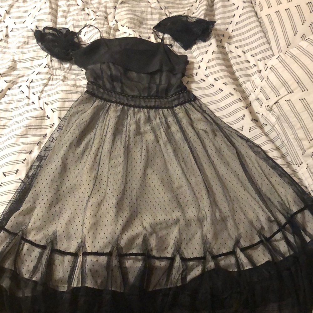 Black sheer Chloe dress